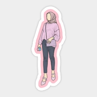 Pink Sweet Moon Collection Sticker